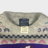 Vintage 80/90s Woolrich Knitted Jumper | Large (Womens)