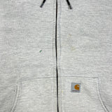 Vintage Carhartt Mesh Lined Zip Up Hoodie - 2XL