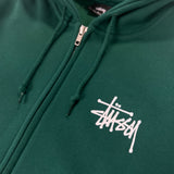 Stussy Basic Spellout Zip Up Hoodie | Multiple Sizes Available