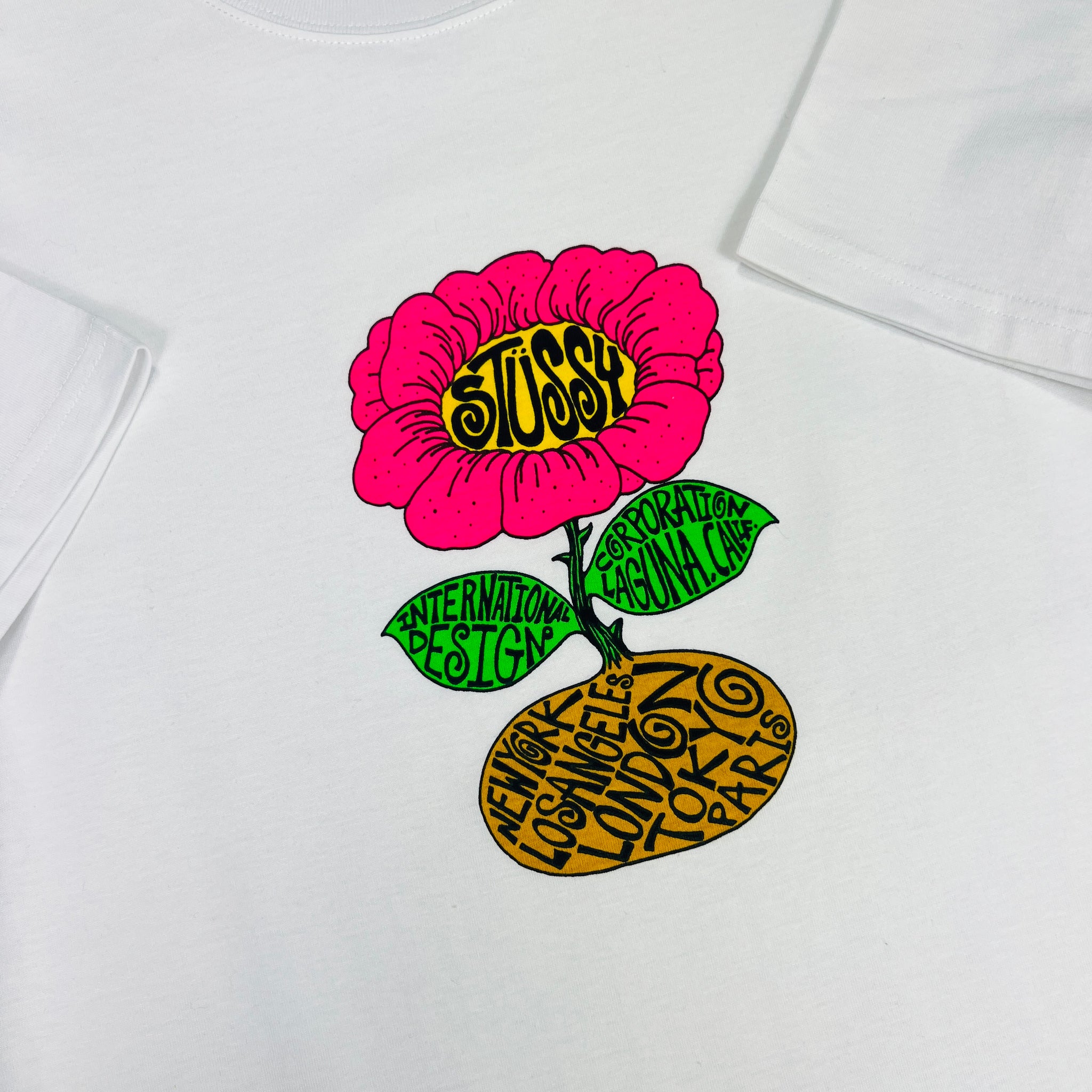 Stussy Flower T-shirt | Multiple Sizes Available – Store44