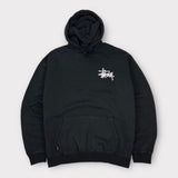 Stussy Basic Spellout Hoodie | Medium (Oversized)