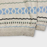 Vintage 80/90s Aztec Patterned Knitted Jumper | XL