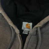 Vintage Carhartt Mesh Lines Zip Up Hoodie - Large