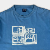 Vintage 90s Stussy TV T-shirt | Medium