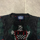 Vintage 80/90s Woolrich Knitted Tartan Jumper | Small