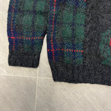 Vintage 80/90s Woolrich Knitted Tartan Jumper | Small