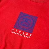 Vintage Stussy 90s International T-shirt | XL