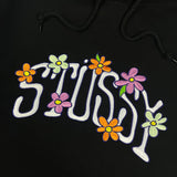 Stussy Flowers Embroidered Hoodie | Multiple Sizes Available