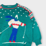 Vintage 80/90s Ski Knitted Heavyweight Jumper | L/XL