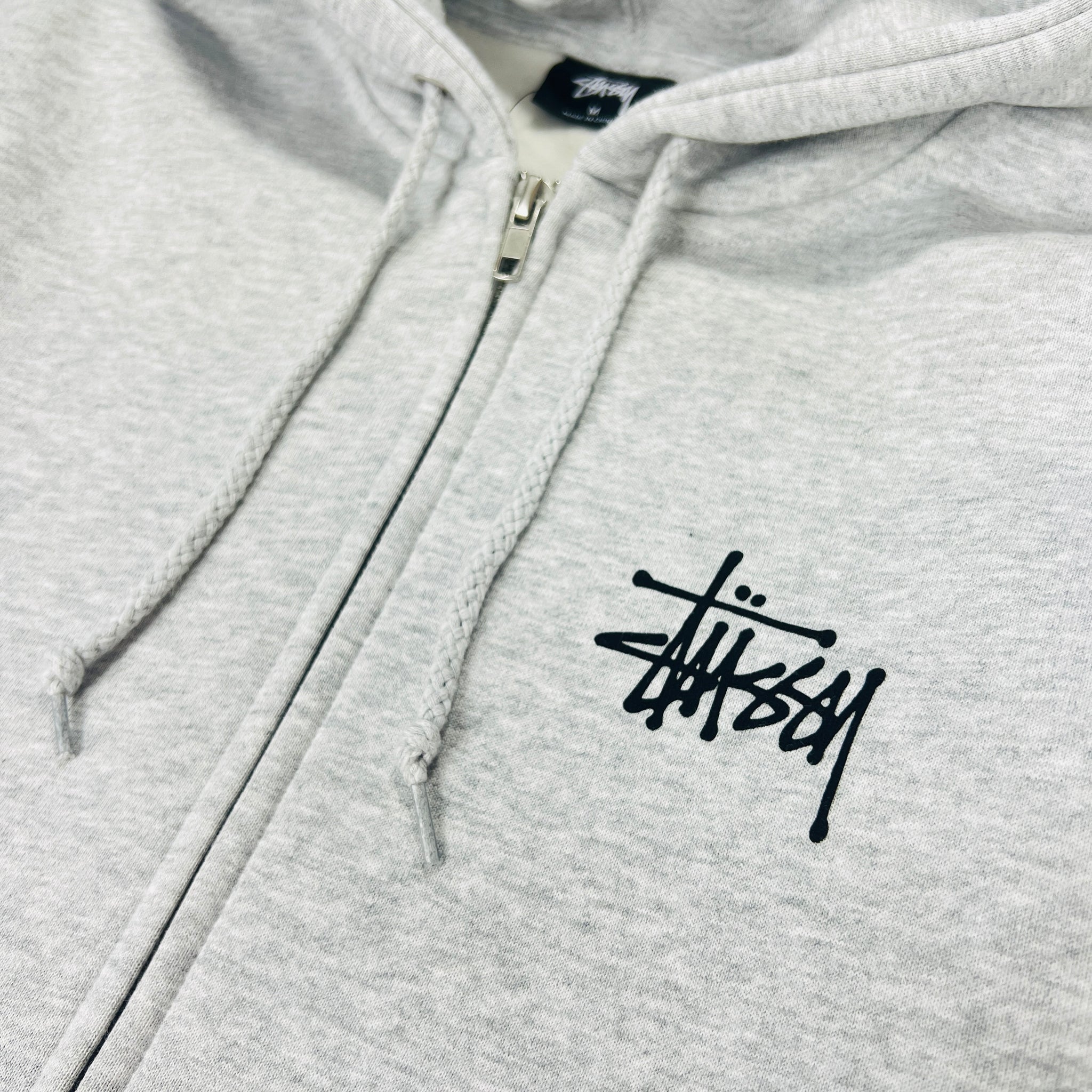 Stussy Basic Spellout Zip Up Hoodie Multiple Sizes Available Store44