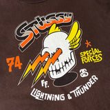 Vintage Stussy Lightening & Thunder T-shirt | S / M