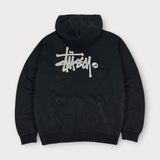 Stussy Basic Spellout Hoodie | Medium (Oversized)