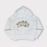 Stussy Flower Cropped Hoodie | Size 8