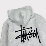 Stussy Basic Spellout Zip Up Hoodie | Multiple Sizes Available