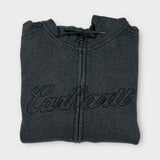 Vintage Carhartt Spellout Zip Up Hoodie - Medium