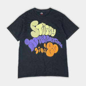 Vintage Stussy Bubble Graffiti T-shirt | Medium