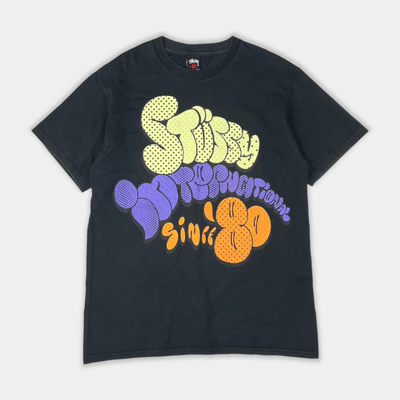 Vintage Stussy Bubble Graffiti T-shirt | Medium