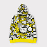 Stussy Comic Zip Up Hoodie | Small