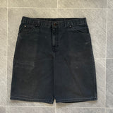 Dickies Carpenter Black Shorts | W34