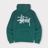 Stussy Basic Spellout Zip Up Hoodie | Multiple Sizes Available