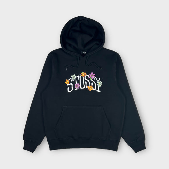 Stussy Flowers Embroidered Hoodie | Multiple Sizes Available