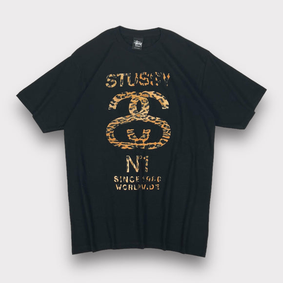 Stussy SS Chain Link Cheetah T-shirt | Medium