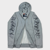 Stussy Zip Up Hoodie | Medium (Oversized)