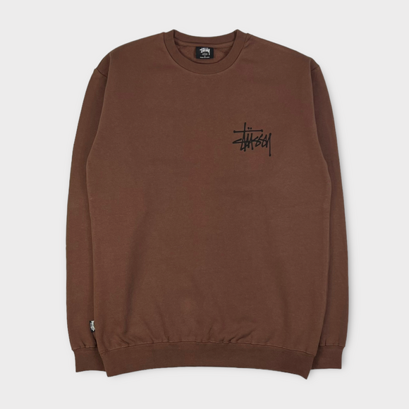 Stussy Basic Spellout Sweater | Small (Oversized)