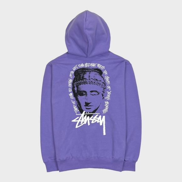 Stussy Face Hoodie | Small (Oversized)