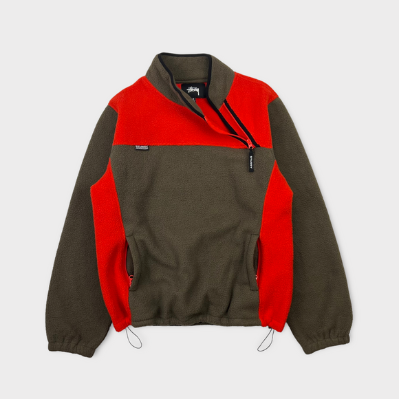 Stussy Panelled Fleece Pullover | Medium