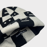 Acne Studios Kuri Checkboard Face Beanie