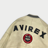 Vintage Avirex USA Leather Varisty Jacket | Medium