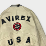 Vintage Avirex USA Leather Varisty Jacket | Medium