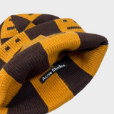 Acne Studios Kuri Checkboard Face Beanie