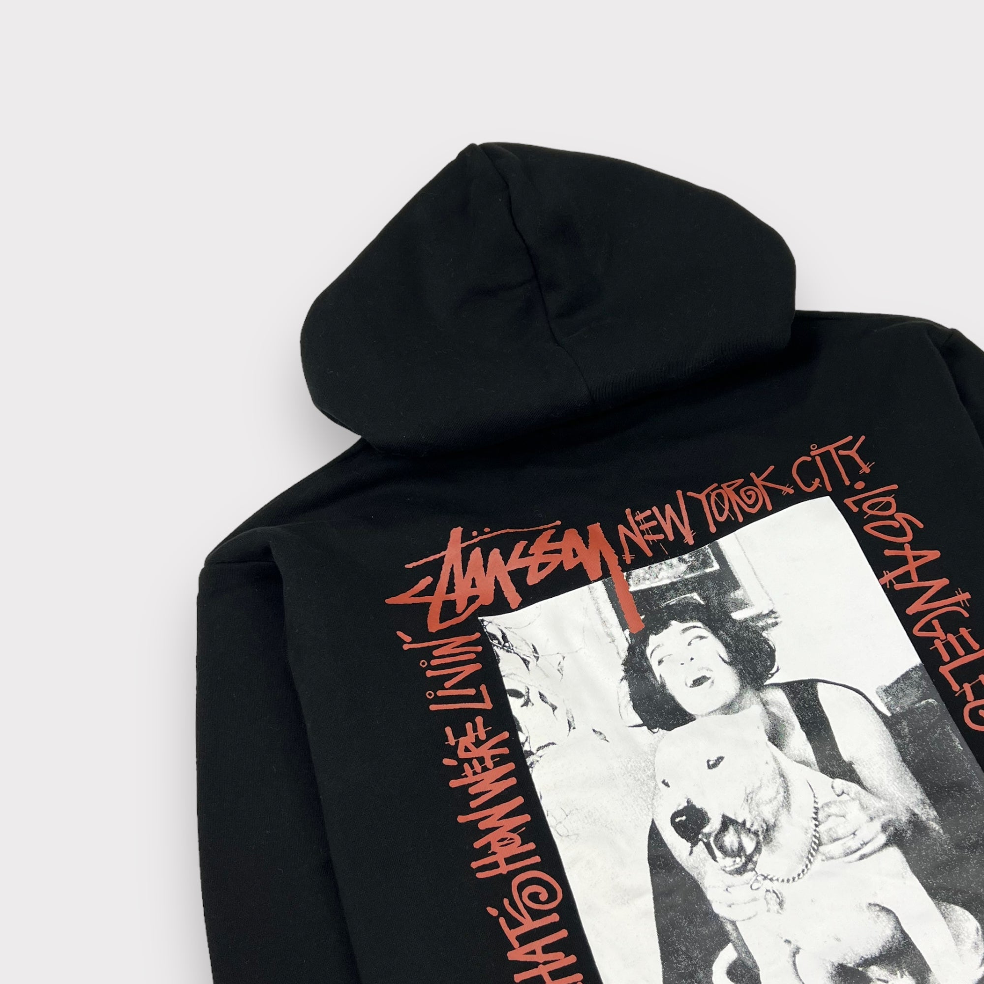 STUSSY NEW YORK CHAPT LIMITED HOODIE 90S - electro-tel.com