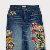 Japanese Embroidery Jeans | W30:L30