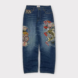 Japanese Embroidery Jeans | W30:L30